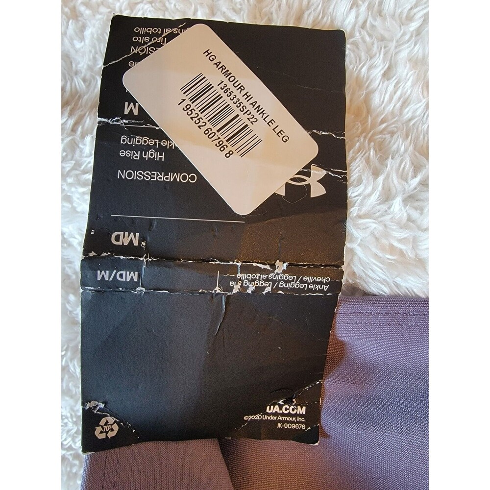 Under Armour HeatGear Hi-Rise Ankle Crop‎ Leggings Women's Size MEDIUM NWT - Picture 5 of 9